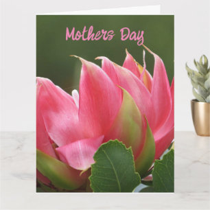Carte de vœux de fête des mères florale