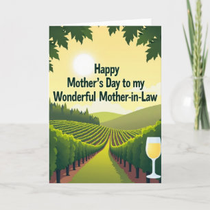 Carte de vœux de fête des mères pastorale