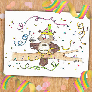 Carte de vœux de FÊTE par Nicole Janes