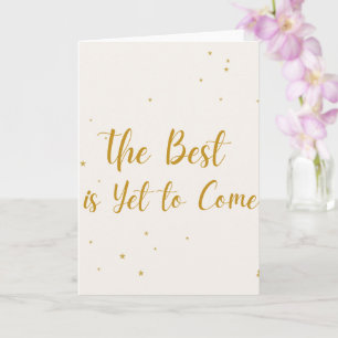 Carte de vœux de fête pour Le Meilleur Est À Venir