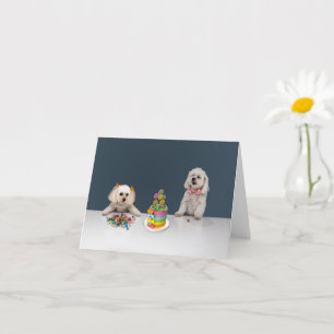 Carte de voeux de fête - Vierge à l'intérieur