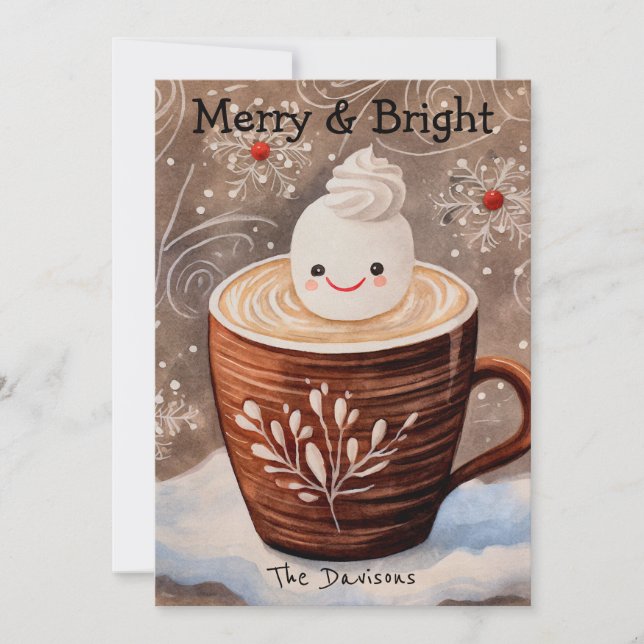 Carte de vœux de fêtes de Cocoa Fantaisiste (Devant)