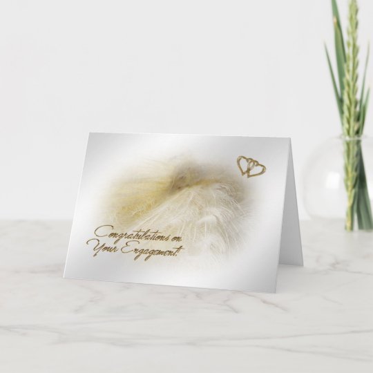 Carte De Voeux De Fiancailles De Felicitations Zazzle Fr