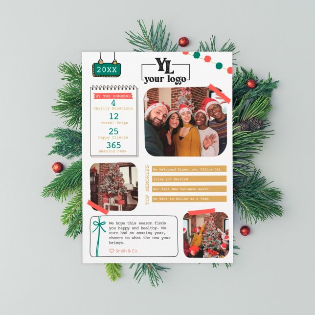 Carte de vœux de fin d'année de la société : Quell (Créateur téléchargé)