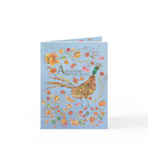 Carte de voeux de fleurs gracieuses de l'automne