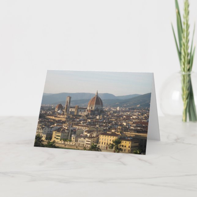 Carte de voeux de Florence, Italie (Devant)