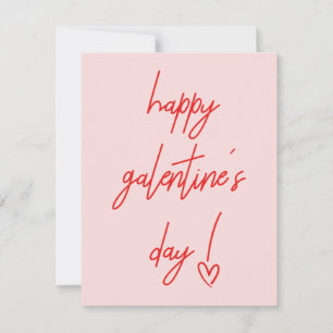 Carte de vœux de Galentine pour la Saint-Valentin