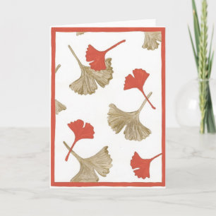 Carte de voeux de Ginkgo