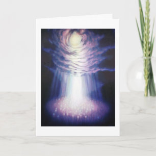 Carte de voeux de gisement de pissenlit avec la