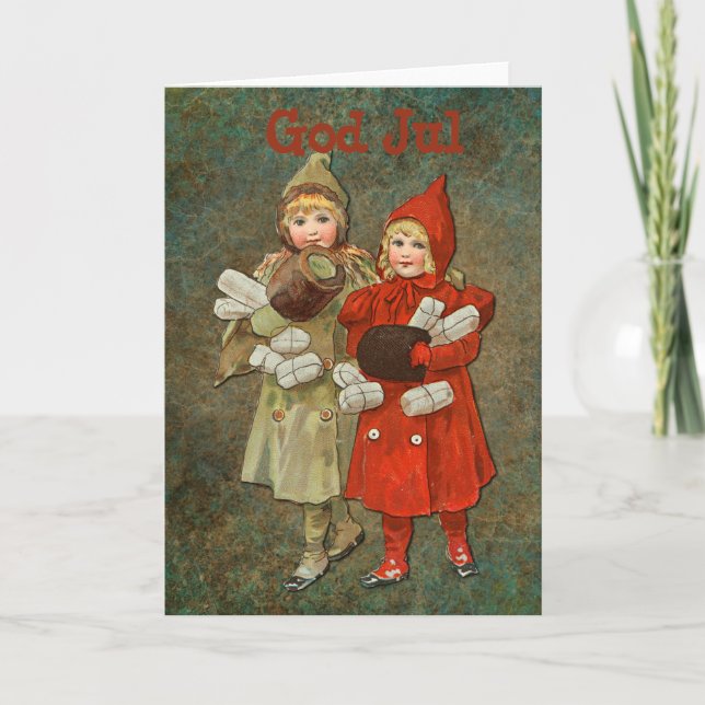 Carte de voeux de God Jul Folked (Devant)