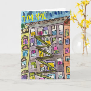 Carte de voeux de Gratitude NYC de 19h avec Envelo