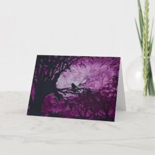 Carte de voeux de grimpeur d'arbre