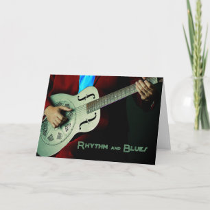 Carte de voeux de guitare Rhythm and Blues