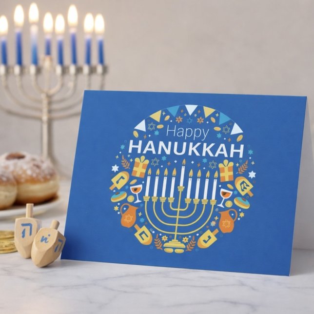 Carte de vœux de Hanukkah (Créateur téléchargé)