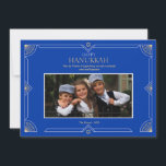 Carte de vœux de Hanukkah avec photo<br><div class="desc">Envoyez vos vœux de Hanukkah avec une photo favorite à l'aide de cette belle carte de vacances. (Photo de wirestock sur Freepik). La carte est facile à personnaliser avec votre libellé, police et couleur de police. Vous ne trouvez pas exactement ce que vous cherchez ? Tous nos produits peuvent être...</div>