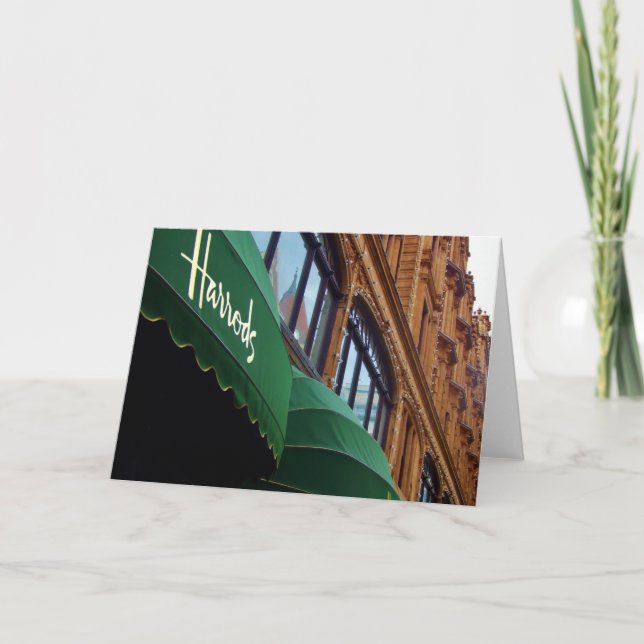 Carte de voeux de Harrods (Devant)