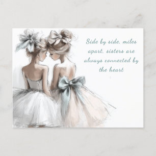 Carte de vœux de Jour de la Sœur Mode Pastel