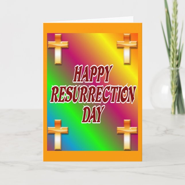 Carte de voeux de jour de résurrection 10 (Devant)