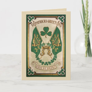 Carte de voeux de jour de St Patricks