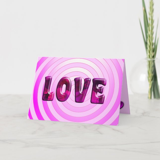 Carte de voeux de jour de Valentines d'amour hypno (Devant)