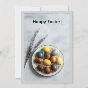 Carte de vœux de Joyeuses Pâques