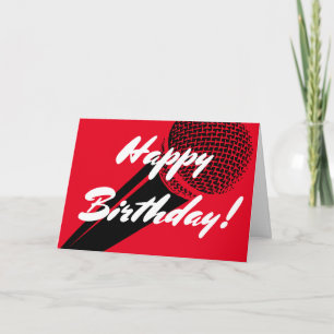 Carte de voeux de joyeux anniversaire avec l'image