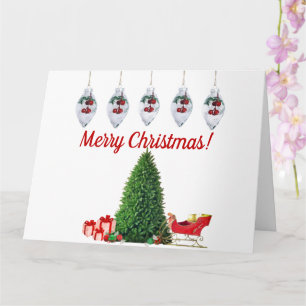 Carte de vœux de Joyeux Noël et Bonne Année
