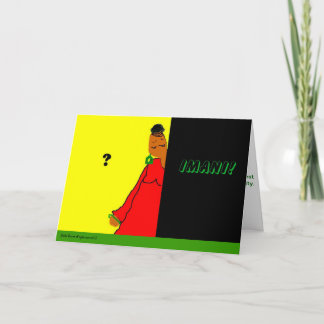 CARTE DE VOEUX DE KWANZAA