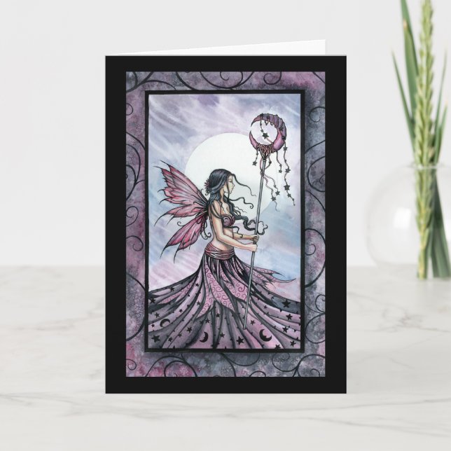 Carte de vœux de la fée Purple Dream (Devant)