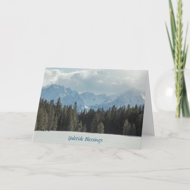 Carte de vœux de la fête de Noël (Devant)