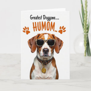 Carte de vœux de la fête des mères Cool Dog
