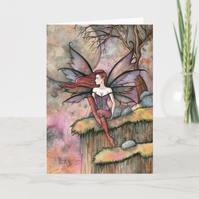 Carte de vœux de la jolie fée ~ Vierge (Devant)