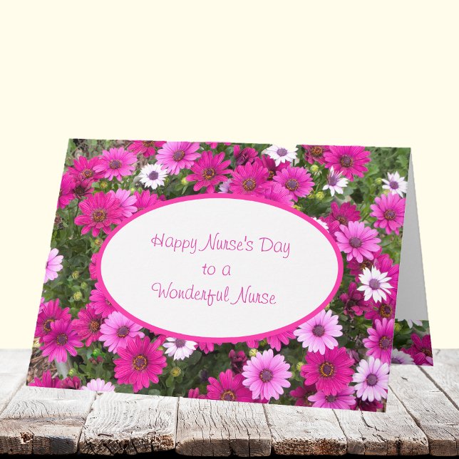 Carte de voeux de la Journée des infirmières à une (Créateur téléchargé)