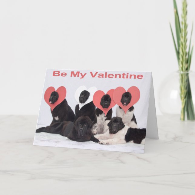 Carte de voeux de la journée des valentines de chi (Devant)