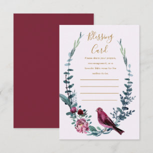 Carte de voeux de la mère botanique Prières