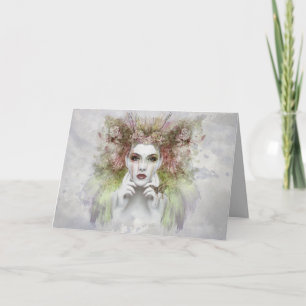 carte de voeux de la nature mère