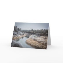 Carte de voeux de la rivière Winter II (vide)