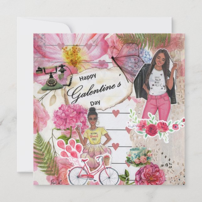 Carte de voeux de la Saint-Galentin (Devant)