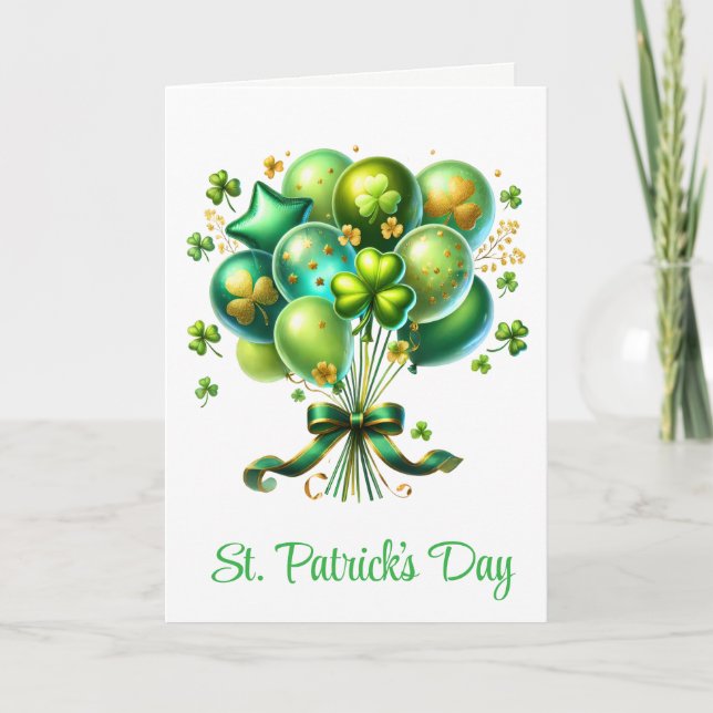Carte de vœux de la Saint-Patrick (Devant)