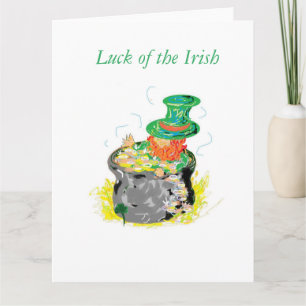 Carte de voeux de la Saint-Patrick
