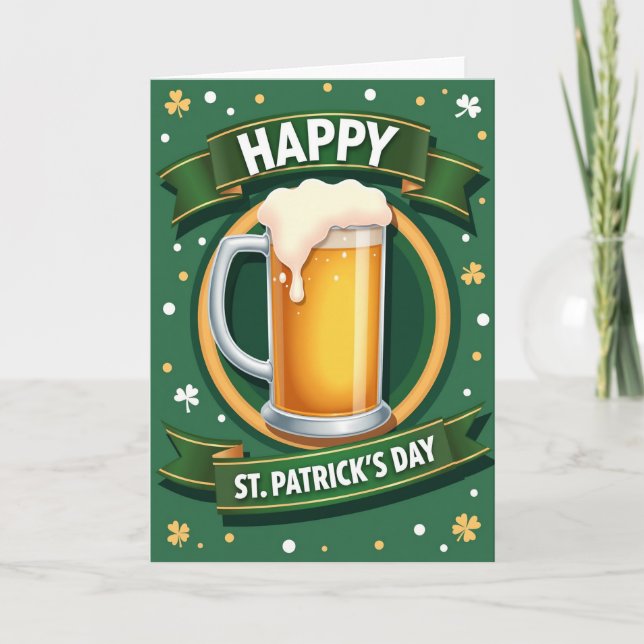 Carte de vœux de la Saint-Patrick (Devant)