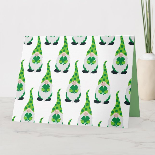Carte de vœux de la Saint-Patrick Joyeuse (Devant)