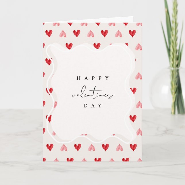 Carte de vœux de la Saint-Valentin (Devant)