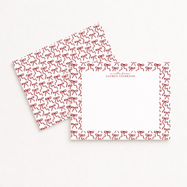 Carte de vœux de la Saint-Valentin à bordure de nœ (Créateur téléchargé)