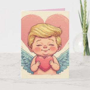 CARTE DE VOEUX DE LA SAINT-VALENTIN BABY TRUMP CUP