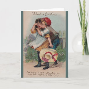 Carte de voeux de la Saint-Valentin victorienne