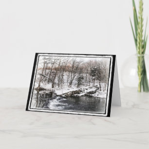 Carte de voeux de la saison de Noël de Old Mill Ra