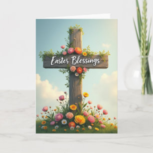 Carte de vœux de la saison des fleurs