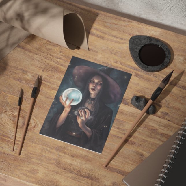 Carte de vœux de la sorcière Hilde Blank (Créateur téléchargé)