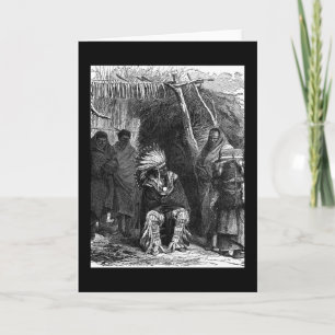 Carte de voeux de la tribu indienne